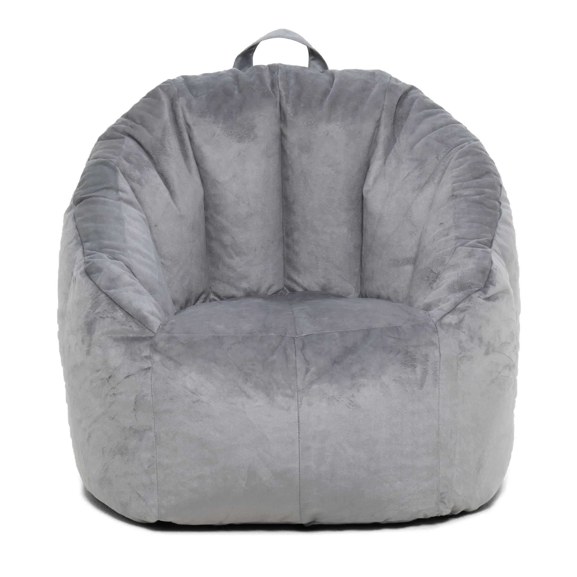 Big Joe Joey Bean Bag Chair, Plush, Kids/Teens, 2.5ft, Gray - Walmart.com | Walmart (US)