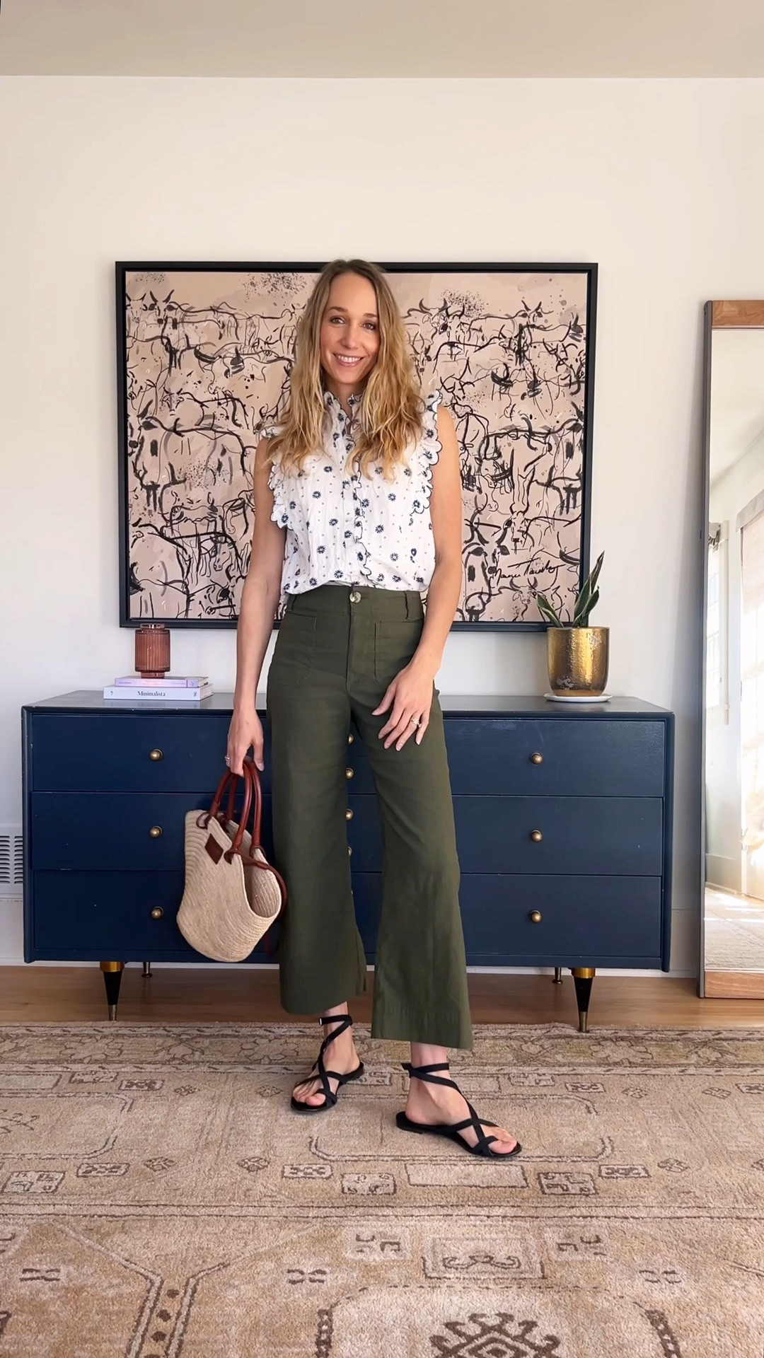 Embroidered top, spring outfit idea, straw tote, straw bag 

#LTKShoeCrush #LTKItBag #LTKSeasonal