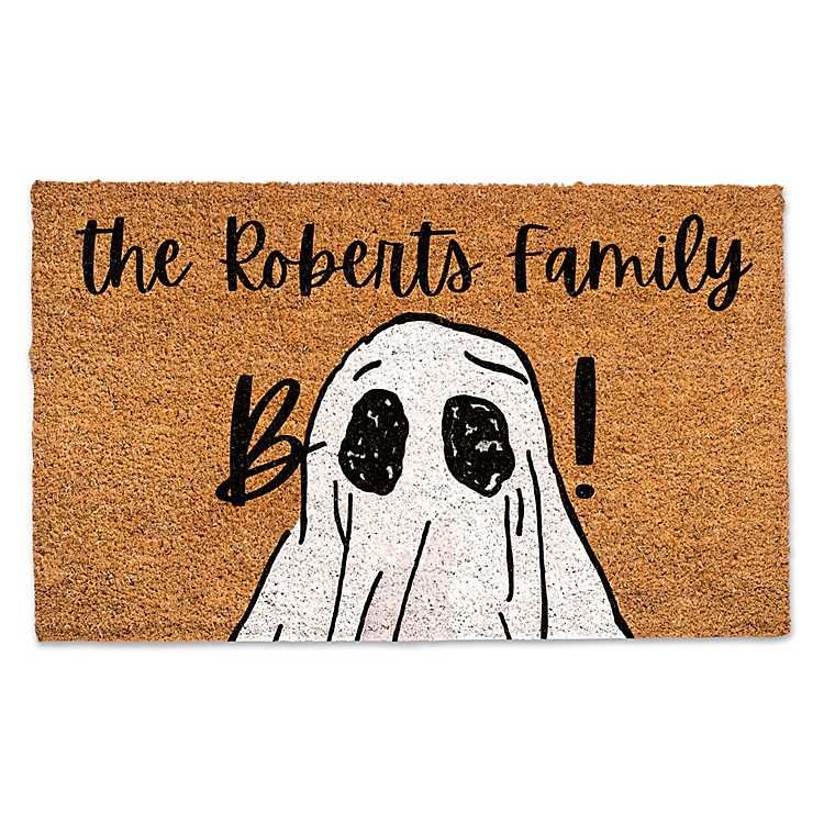 Personalized Boo Ghost Doormat | Kirkland's Home