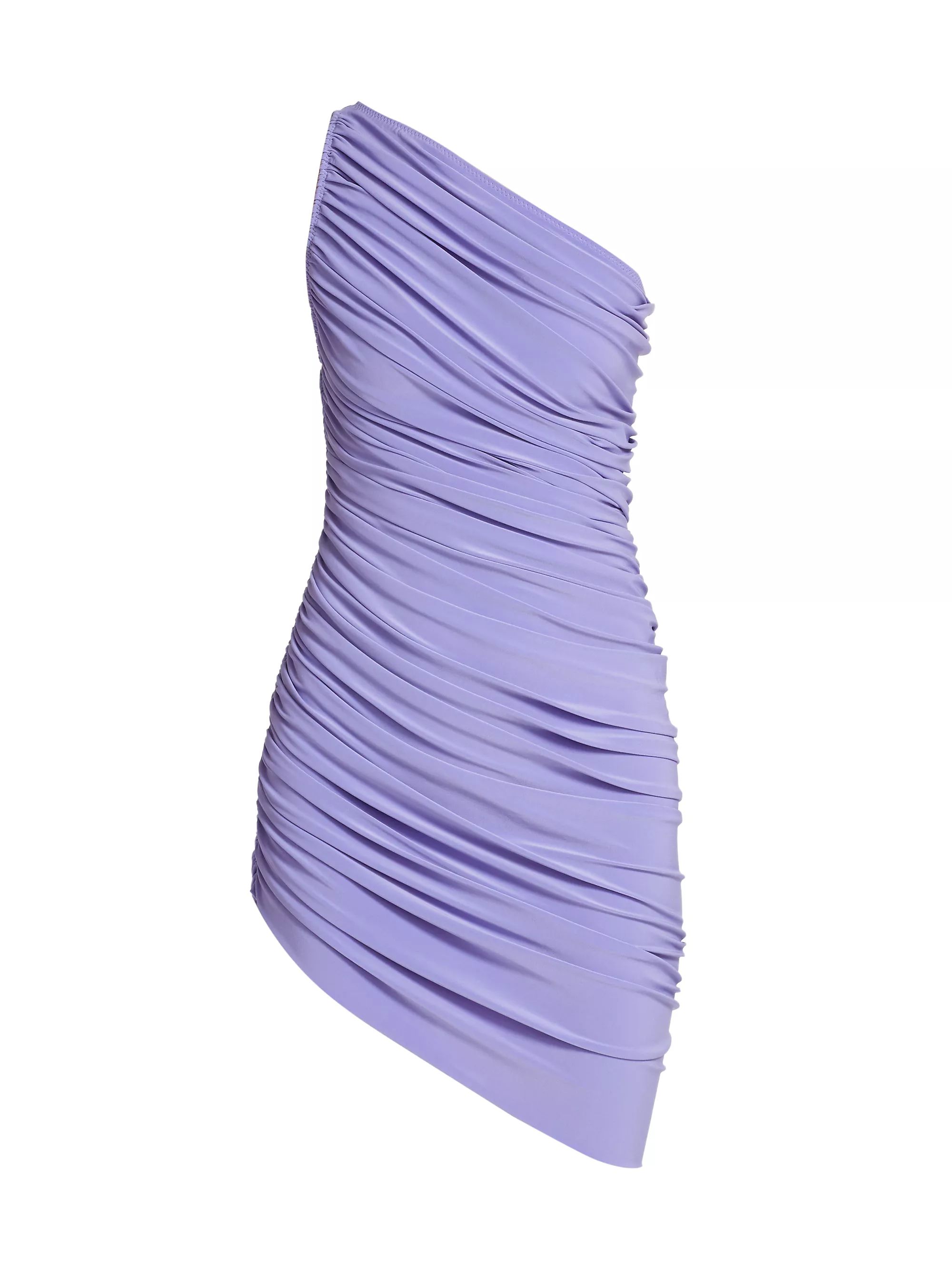 Diana One-Shoulder Ruched Minidress | Saks Fifth Avenue
