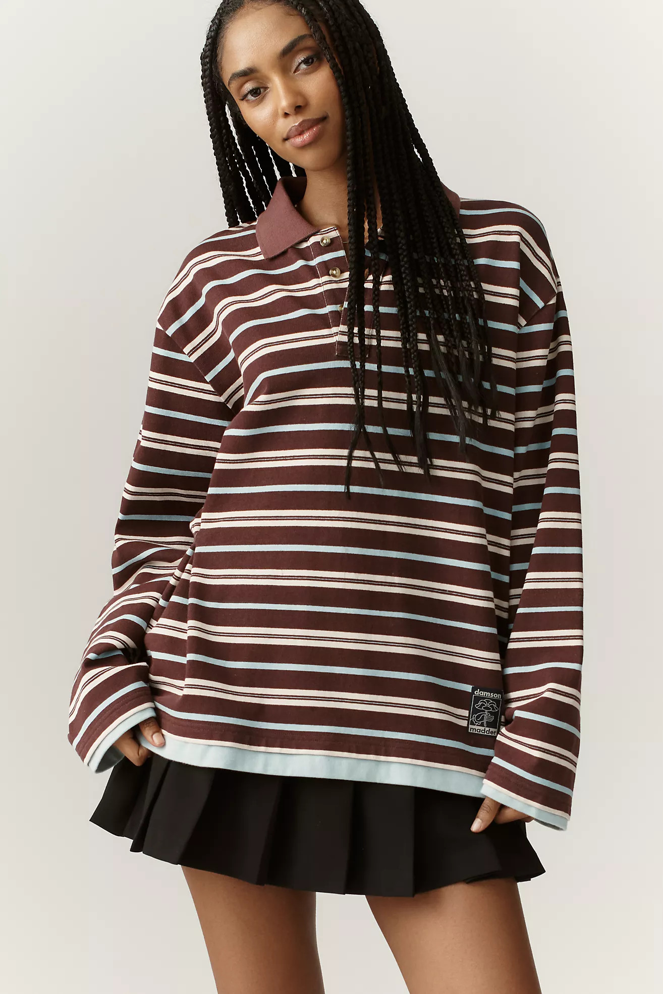 Damson Madder Noah Organic Cotton Rugby Shirt | Anthropologie (US)