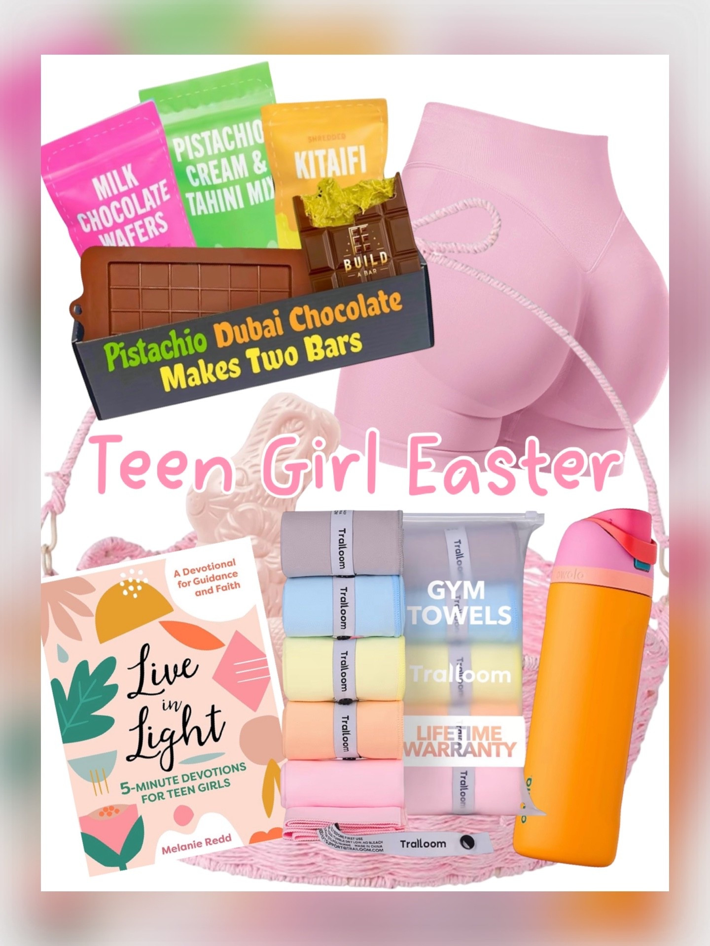 Teen Girl Easter Basket Ideas 🐣🎀 Trendy + Practical Basket Fillers


The cutest teen girl Easter basket idea filled with fun, trendy, and practical finds! 🐣💗 I added a mix of sweet treats, fitness essentials, and meaningful gifts that teen girls will actually love. This basket includes a pink bow wicker Easter basket, viral pistachio Dubai chocolate kit, microfiber gym towels, an Owala insulated water bottle, seamless workout shorts, a classic chocolate bunny, and a sweet devotional for encouragement and faith. Perfect for teens who love fitness, self-care, and fun surprises! 🎀✨

Great if you’re putting together an Easter basket for teenage girls that feels thoughtful but still fun and on-trend. Everything is affordable and easy to grab online.

teen girl easter basket ideas, easter basket for teenage girls, trendy teen easter basket fillers, teen girl easter gifts, teen easter basket inspiration, fitness gifts for teen girls, owala water bottle, gym accessories for teens, christian devotional for teen girls, amazon easter basket finds 🐣💗

#LTKKids #LTKfitnessgoals #LTKU