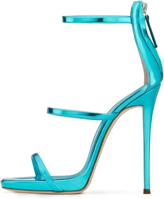 Fashion High Heel Stiletto Sandals Ankle Strap Women Summer Shoes | Amazon (US)