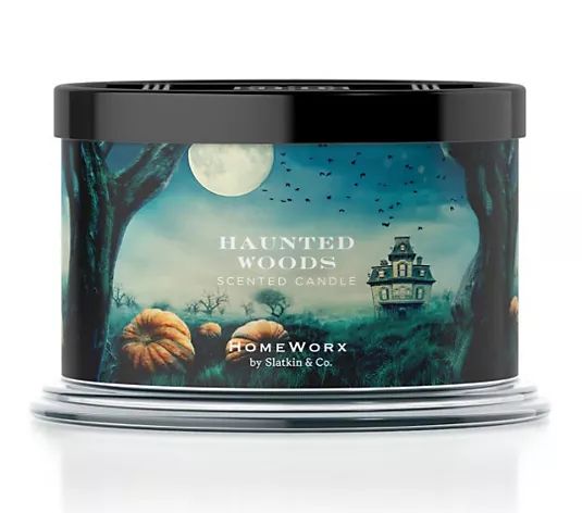 HomeWorx by Slatkin + Co. 18 oz Halloween Candles - QVC.com | QVC