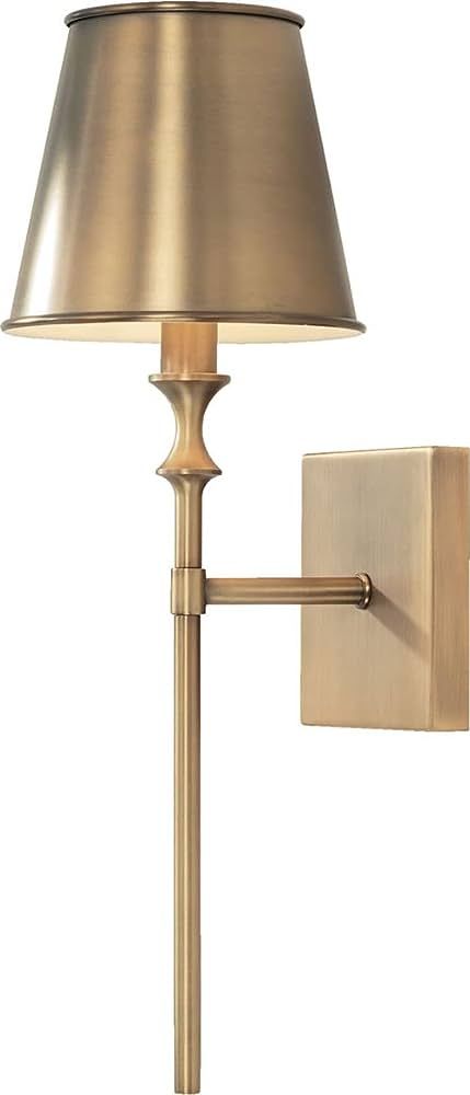 Capital Lighting 649711AD-708 Whitney Mid-Century Retro Vintage Metal Shade Torchiere Wall Sconce, 1 | Amazon (US)