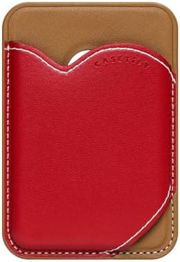 CASETiFY BioVeg Heart Wallet [Compatible with Magsafe] - Tan | Amazon (US)