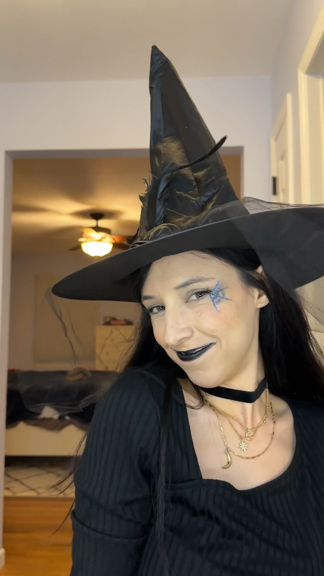 I just flip a switch and turn into a full-on witch 🧙‍♀️✨ Who else is feeling the Halloween vibes? 🎃🔮 #WitchVibes #HalloweenTransition #SpookySeason #IJustFlipASwitch #Halloween #MagicInTheAir

#LTKStyleTip #LTKFindsUnder50 #LTKHalloween