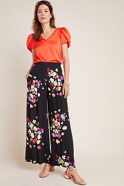 Anthropologie x Delpozo Pleated Wide-Leg Trousers | Anthropologie (US)
