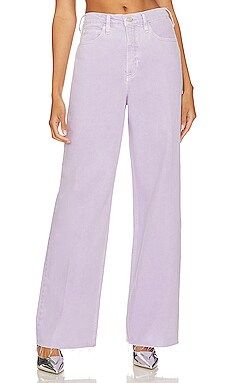 FRAME Le High N Tight Wide Leg in Washed Lilac from Revolve.com | Revolve Clothing (Global)