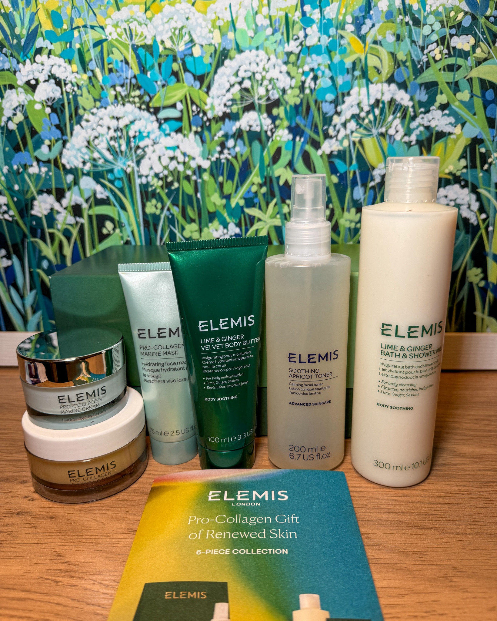 Elemis 6 piece gift set. 

Elemis Pro-Collagen Gift of Renewed Skin Face & Body Collection. Showcasing a complete top-to-toe routine featuring the bestselling Pro-Collagen Marine Cream and Pro-Collagen Cleansing Balm, this incredible six-piece set also includes an indulgent bodycare duo in your choice of fragrance, making it the ultimate pampering present for a loved one (or yourself). Presented with a gorgeous gift box and envelope, this is the ultimate Elemis treat. 
*A great saving:  if you were to buy the items in your chosen Elemis collection individually from QVCUK.com you'd pay £243.80 plus P&P. So, for Today's Special Value price of just £71.95, with zero P&P, you're saving £171.85.

#LTKuk #LTKgiftguide #LTKluxury