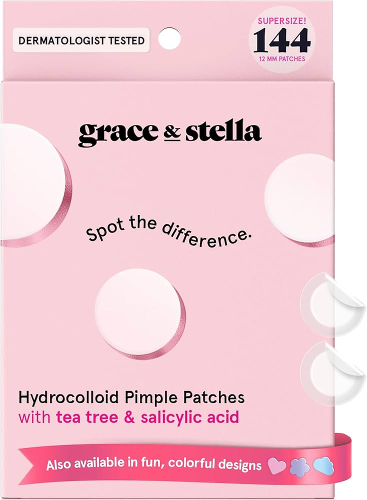 grace & stella Award Winning Pimple Patches for Face - Dermatologist Tested Acne Patches - Hydroc... | Amazon (US)