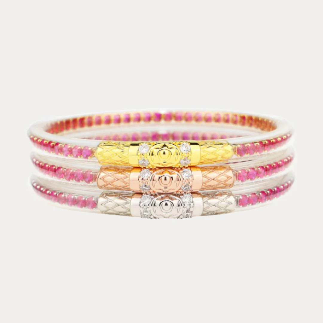 Three Queens All Weather Bangles® (AWB®) - Epic Pink | BuDhaGirl