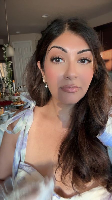 GRWM to watch Bridgerton S3 part II! I’m throwing a watch party with my girlfriends. I’ve put together a soft glam dewy summer makeup look. You’ll want to watch how I achieve these plump lips!

Process: color corrector, SPF tinted moisturizer, contour, concealer, setting powder, gray hair coverage, and plump lips! 

Summer beauty / summer lip stick / dewy makeup / summer makeup / plump lips / Bridgerton party / wedding shower / home entertaining / summer party / NYX / Armani beauty / color science / petal and pup / Nordstrom dress / Amazon / Sephora must haves / ulta 

#LTKWedding #LTKBeauty #LTKParties