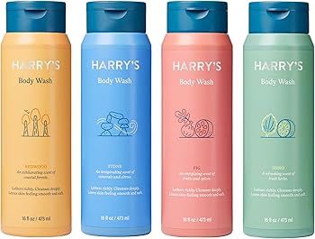 Harry's Men's Body Wash - Body Wash for Men - Variety Pack - 16 Fl oz , Pack of 4 (Packaging May ... | Amazon (US)
