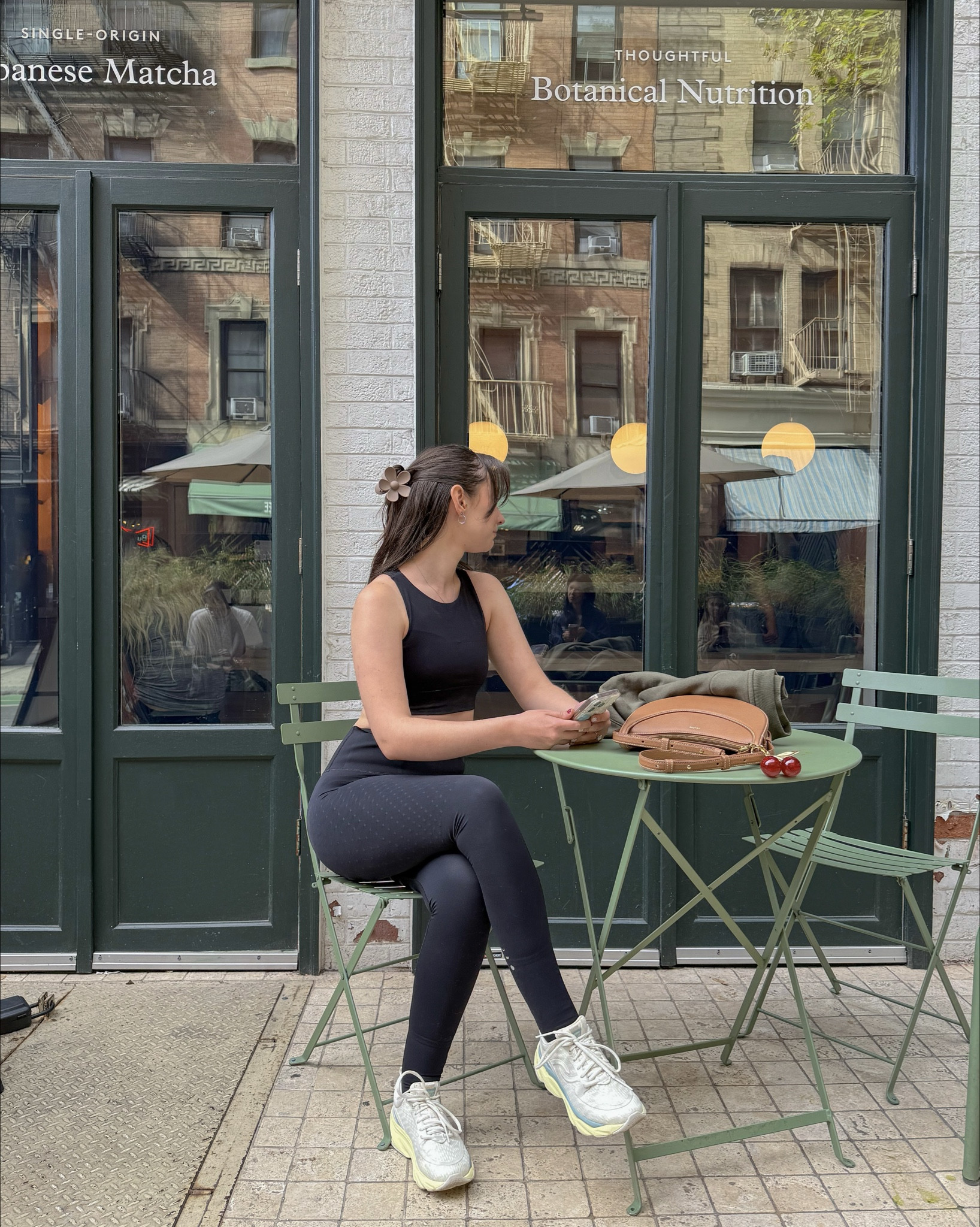 from morning lattes to afternoon strolls ✨ The MicroPerle® tech in this @elastique set keeps my legs feeling light + energized while still looking put together 

#LTKActive