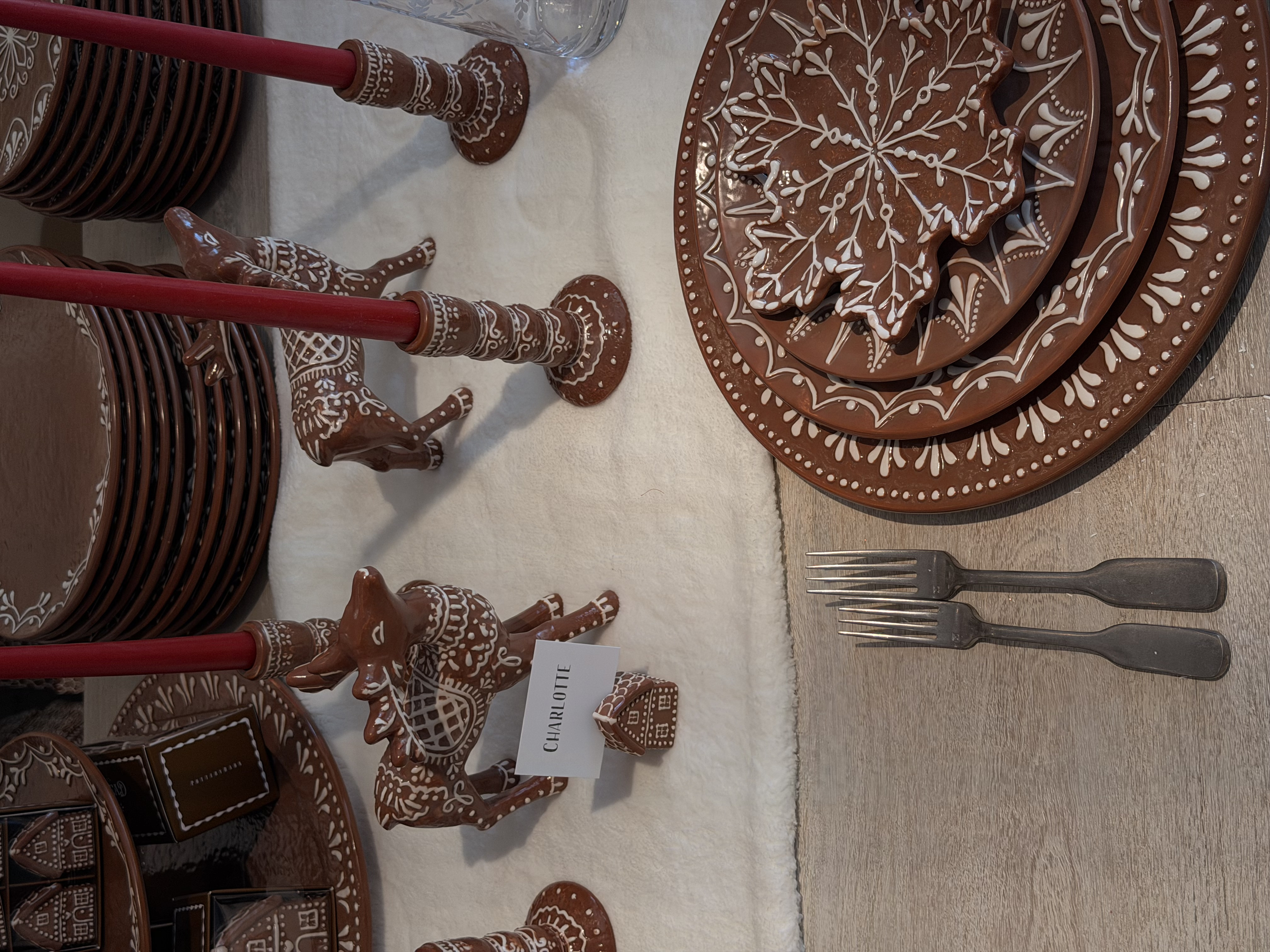 loving the pottery barn gingerbread dinner collection for the holidays!! 

 #LTKHoliday #LTKFindsUnder100