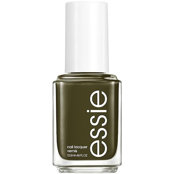 essie Salon-Quality Nail Polish, Vegan, Fall 2023, Olive Green, Meet Me at Midnight, 0.46 fl oz | Amazon (US)