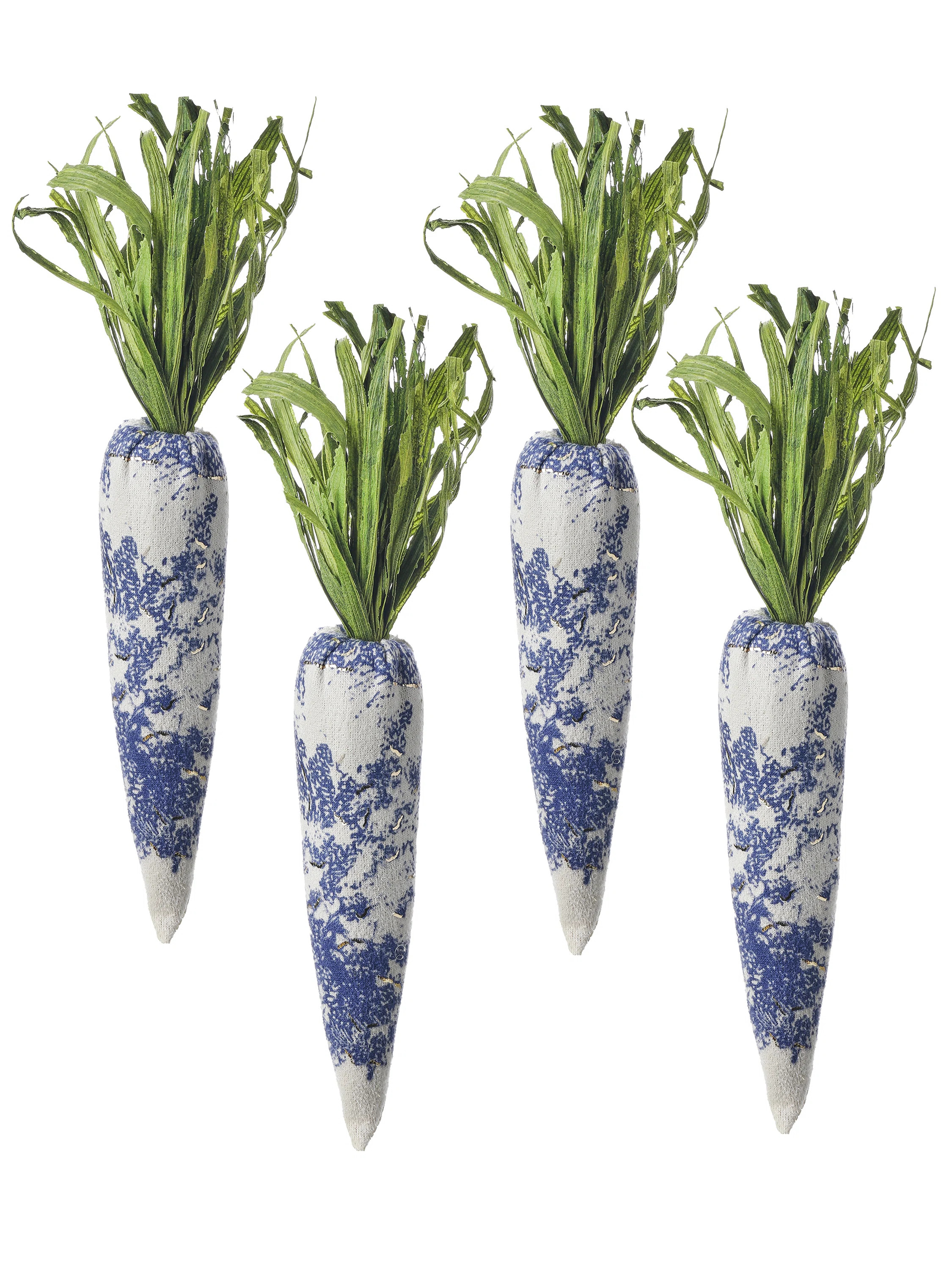 Elvezia Chinoiserie Easter Carrot (Set of 4) | Birch Lane