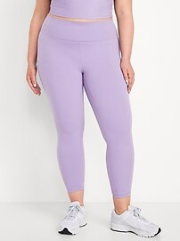 High-Waisted StudioSmooth 7/8 Leggings | Old Navy (US)