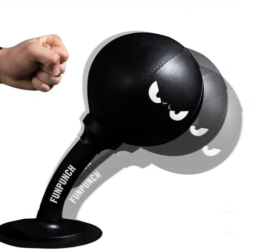 FUNPUNCH Rage Bag - Elite Boxing Training Mini Punching Bag for Advanced, Aspiring Boxers - Small, Portable Desk Punching Bag Punching Ball for Skills and Stress Relief - Fun Punch Portable Speed Bag | Amazon (US)