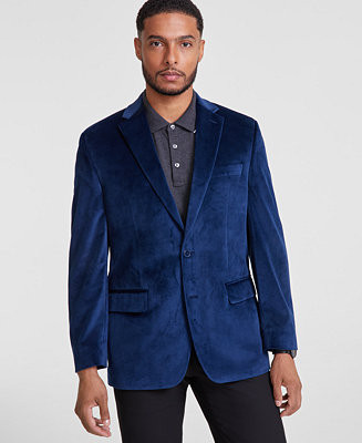 Men's Classic-Fit Velvet Sport Coat | Macy's