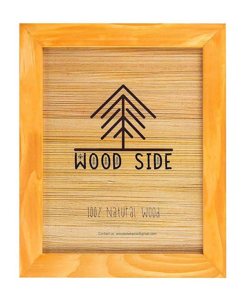 Rustic Wooden Picture Frame 11x14-100% Natural Solid Eco Distressed Wood for Wall Mounting Photo ... | Amazon (US)