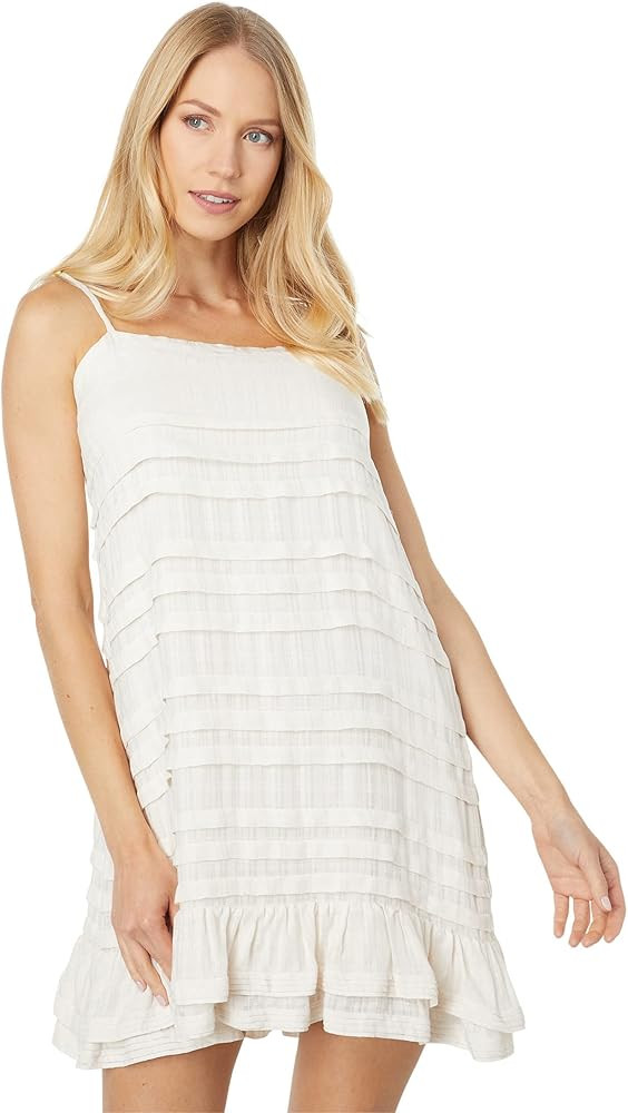 Saltwater Luxe Sade Vanilla Poms Tank Mini Dress | Amazon (US)