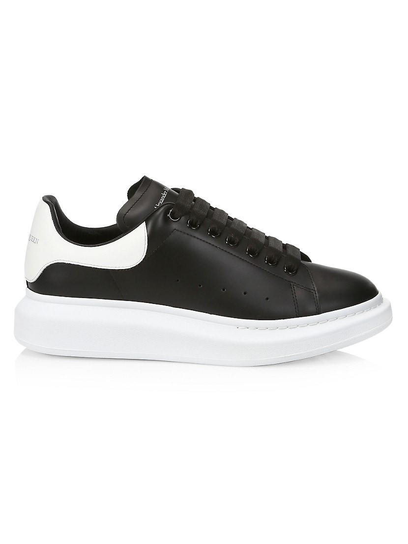 Oversized Leather Platform Sneakers | Saks Fifth Avenue