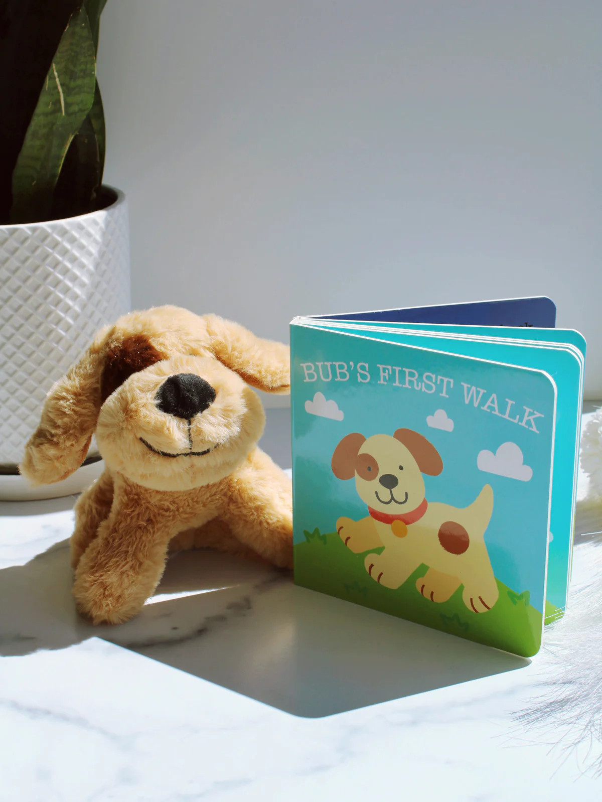 BOOK & PUPPY STUFFED ANIMAL SET | raëliv