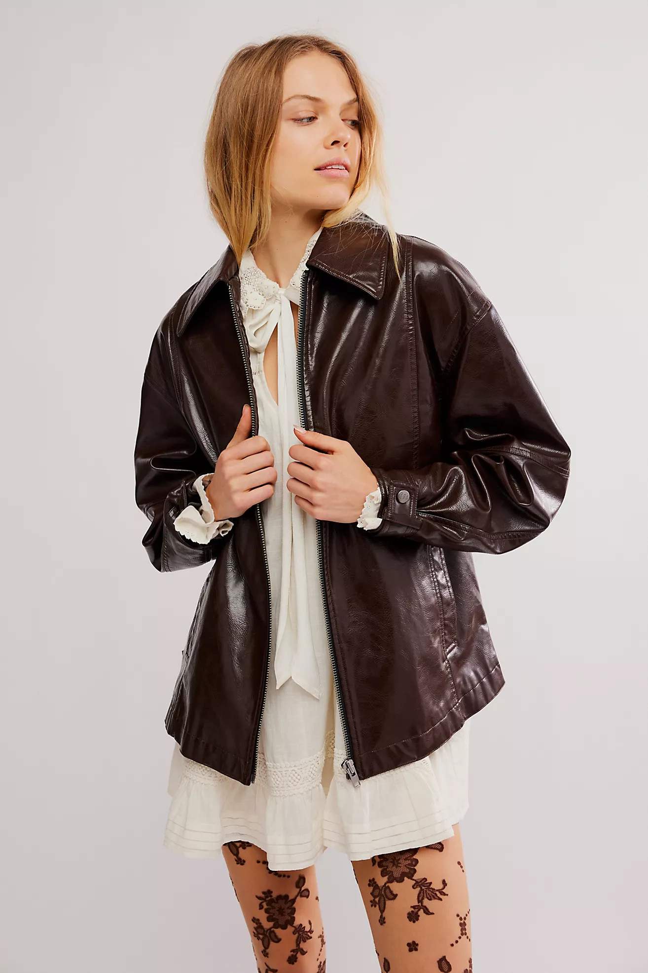 We The Free Sloane Vegan Leather Jacket | Free People (Global - UK&FR Excluded)