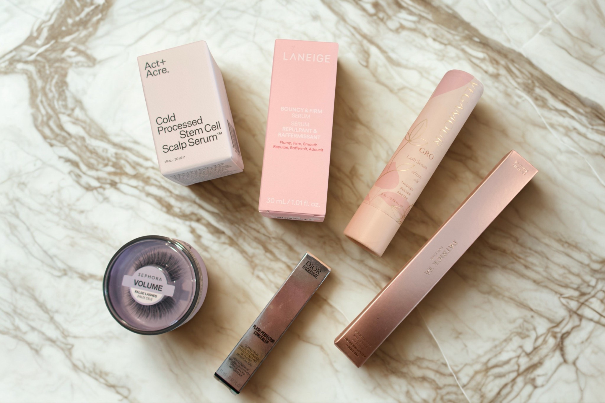 Sephora run ✔️ here’s everything I picked up + why it made the cut:

• Act+Acre Cold Processed Stem Cell Scalp Serum – supports a healthier scalp + promotes stronger hair growth
• Laneige Bouncy & Firm Serum – hydrates, plumps, and smooths skin for a firmer look
• Vegamour GRO Lash Serum – helps lashes grow longer, thicker, and healthier
• Patrick Ta Nose Contour Brush – precise shaping for a snatched, natural-looking nose contour
• Dior Backstage Concealer – lightweight, radiant coverage to brighten and even out under eyes
• Sephora Collection Volume False Lashes – instant volume and drama for a glam finish

Linking everything for you 🤍

#SephoraHaul #LTKBeauty #BeautyFinds #MakeupEssentials #SkincareFavorites

#LTKU #LTKBeauty #LTKselfcare