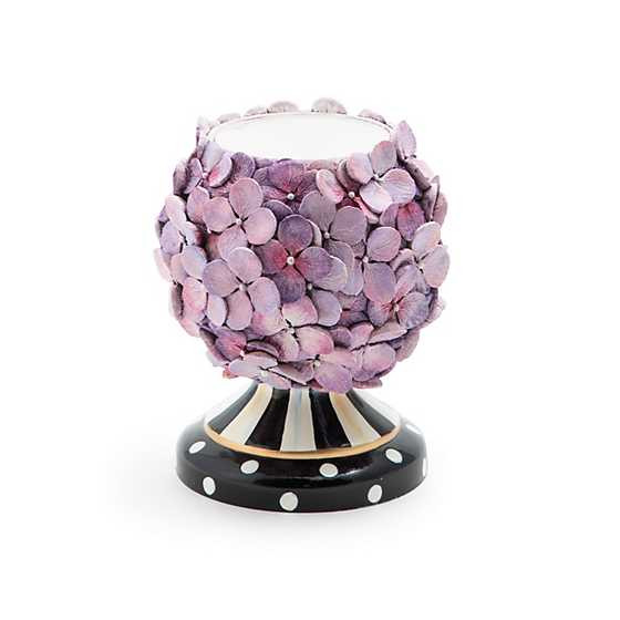 MacKenzie-Childs | Courtly Cottage Hydrangea Pillar Candle Holder | MacKenzie-Childs