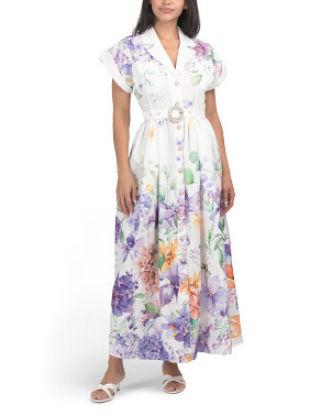 Short Sleeve Floral Maxi Dress | Casual Dresses  | Marshalls | Marshalls