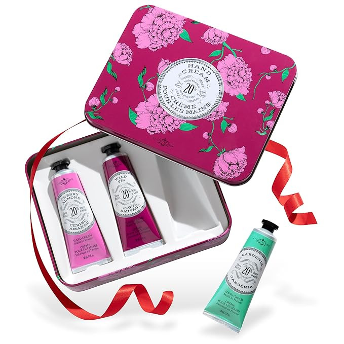 La Chatelaine Hand Cream Gift Set for Women, Hand Lotion for dry cracked hands, Travel Size, Natu... | Amazon (US)