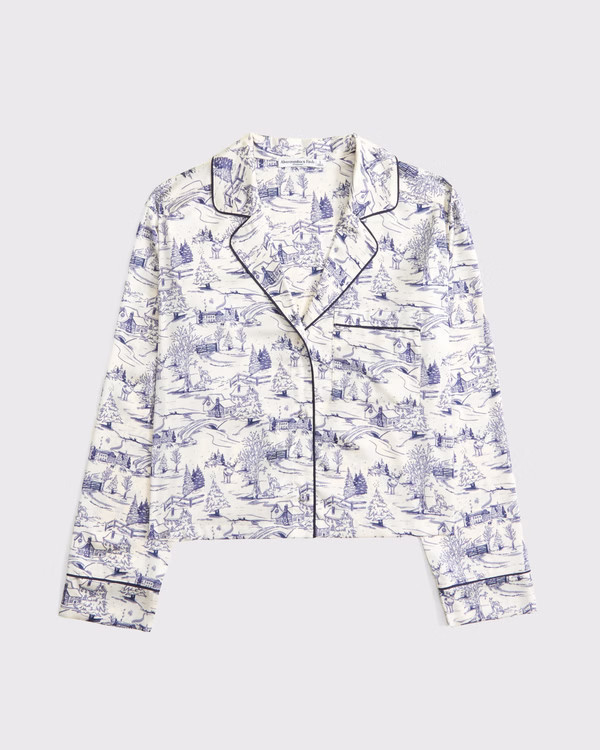 BestsellerMatching SetSatin Sleep Shirt | Abercrombie & Fitch (US)