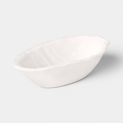 5 fl oz Stoneware Radicchio Dip Bowl White - Threshold™ | Target
