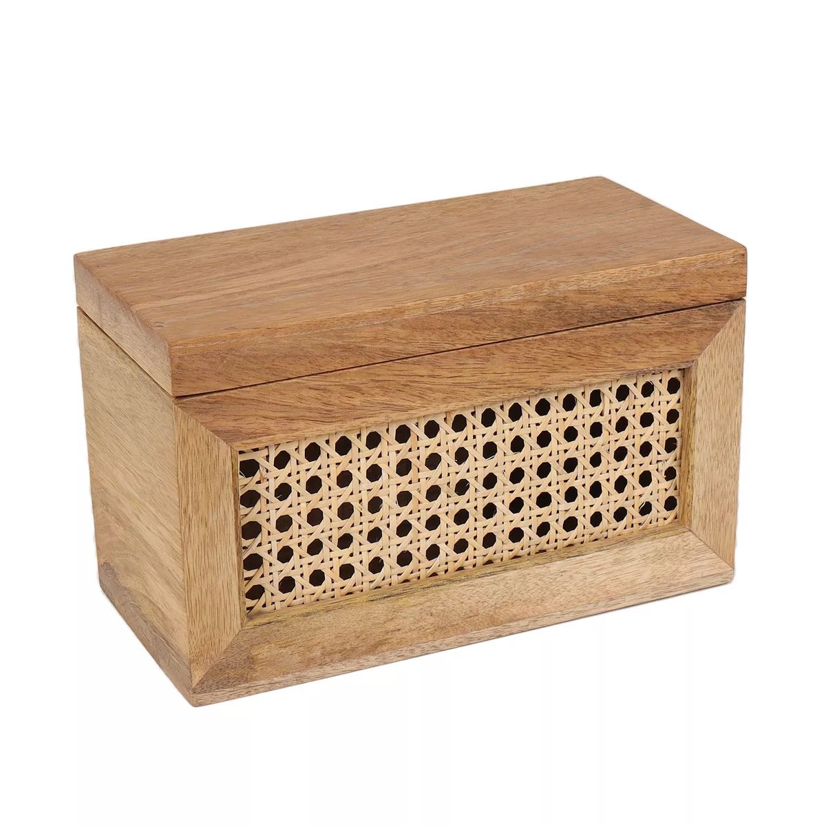 Sonoma Goods For Life® Mango Wood Rattan Box Table Decor | Kohl's