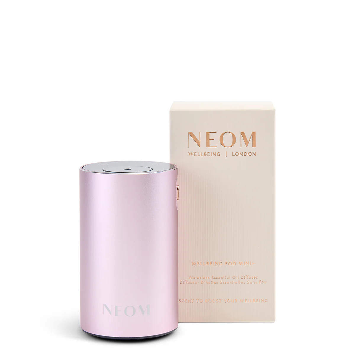 Wellbeing Pod Mini+ Waterless Essential Oil Diffuser in Pink | NEOM Organics