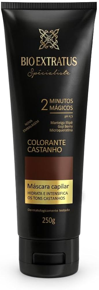 Máscara Spécialiste Colorante Castanha Bio Extratus 250g | Amazon (BR)