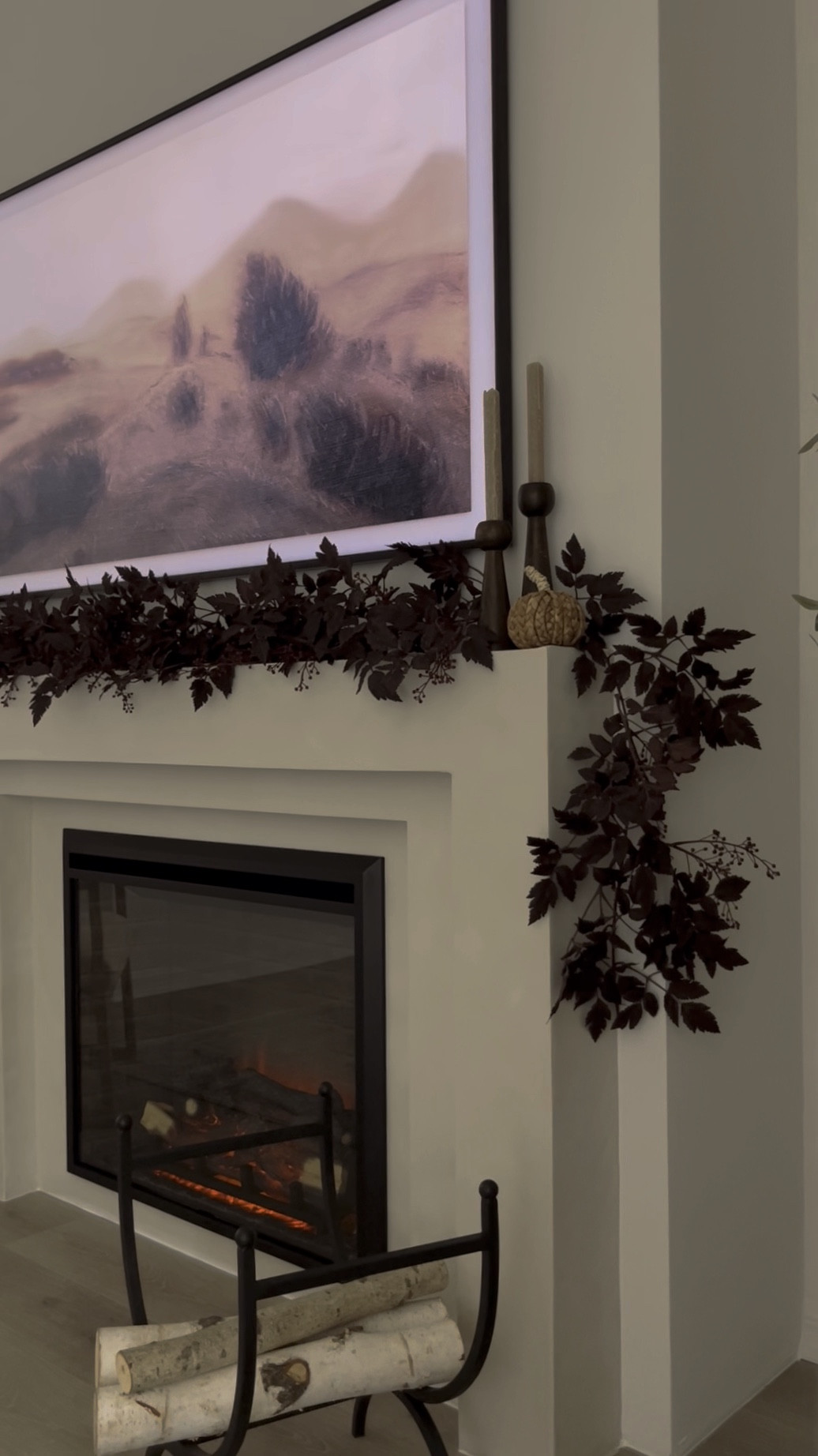 Low stock alert! This plum cimicifuga garland from Afloral is such a fall decor staple and it always sells out super quickly (currently 20% off!) I will be using it again this year and adding twinkle lights ✨ 

#LTKSeasonal #LTKHome