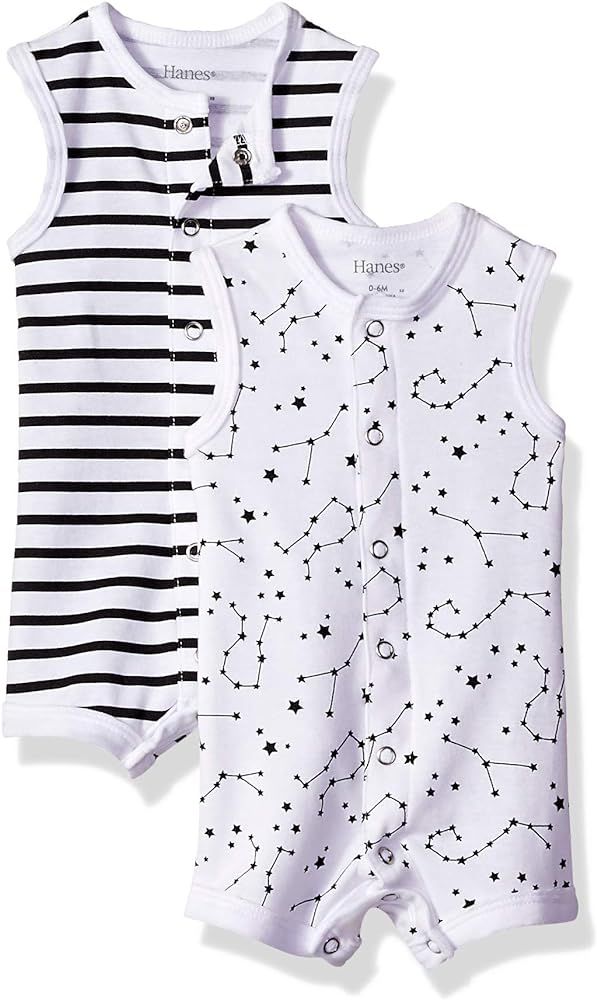Ultimate Baby Flexy 2 Pack Sleeveless Rompers | Amazon (US)