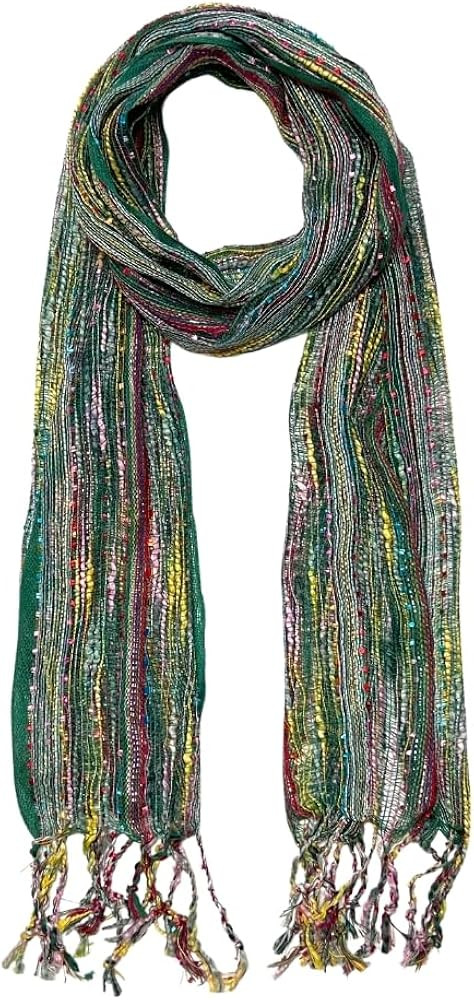 Humble Hilo Multi-Colored Scarf/Shawl for Women Lightweight Head or Neck Scarf | Amazon (US)