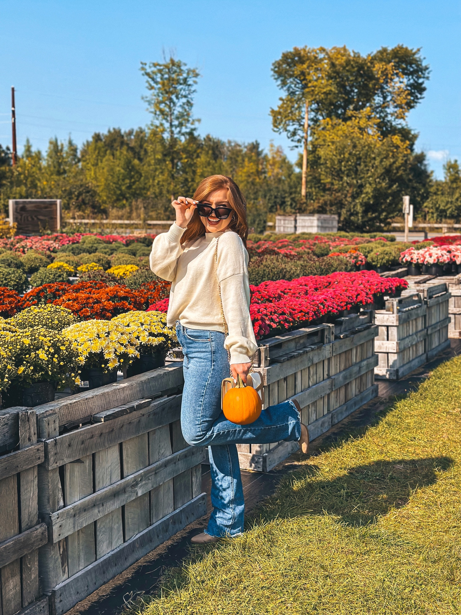 Fall basic fit from red dress boutique ! Size small sweeter and size 28 bootcut jeans ! These booties are a staple 



#LTKSeasonal #LTKfindsunder50 #LTKstyletip