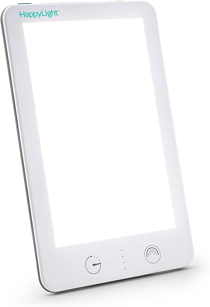 Verilux® HappyLight® Lumi Plus - Light Therapy Lamp with 10,000 Lux, UV-Free, LED Bright White ... | Amazon (US)