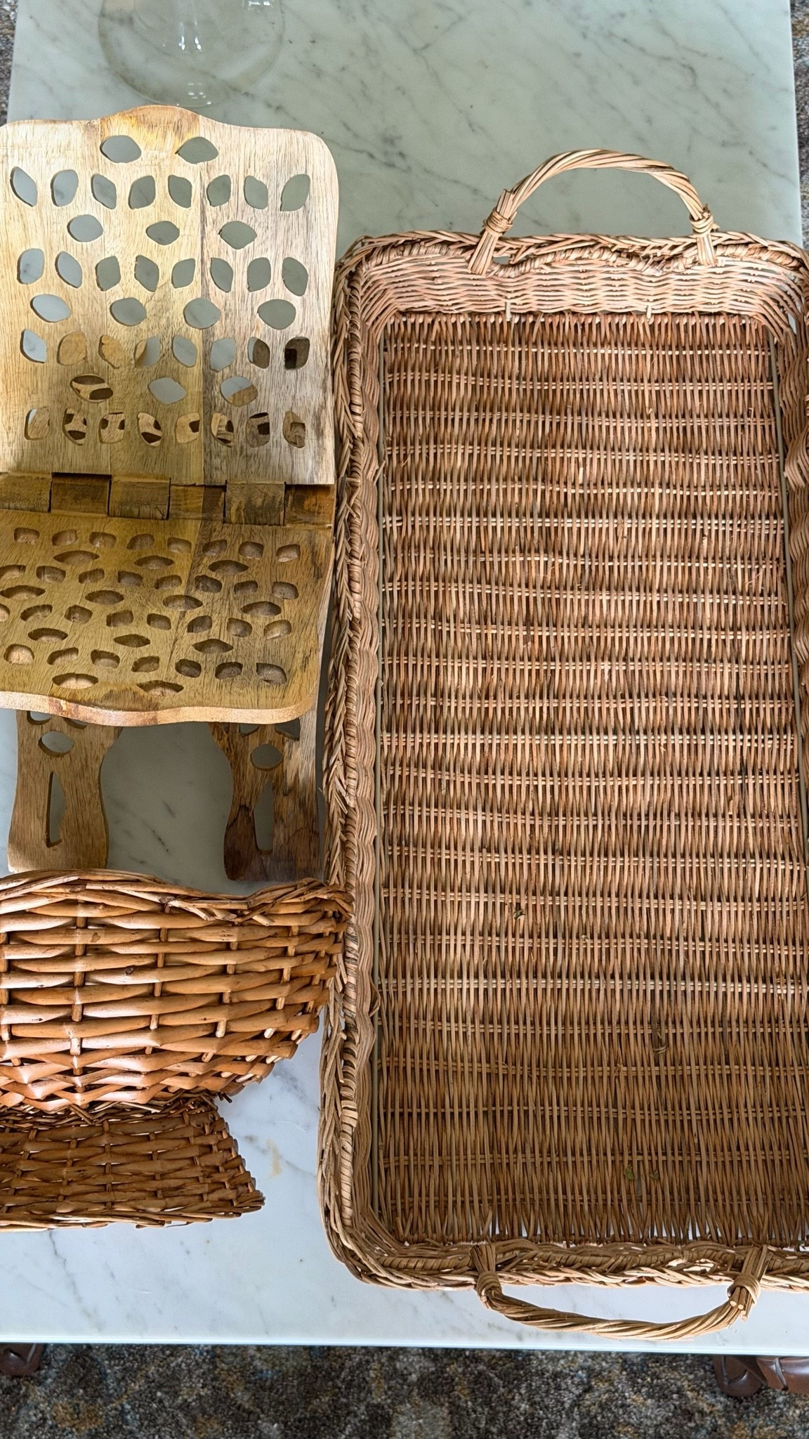 I’m such a sucker for wood, wicker, and scalloped details. These were just too good to leave behind.

#ad @Michaels