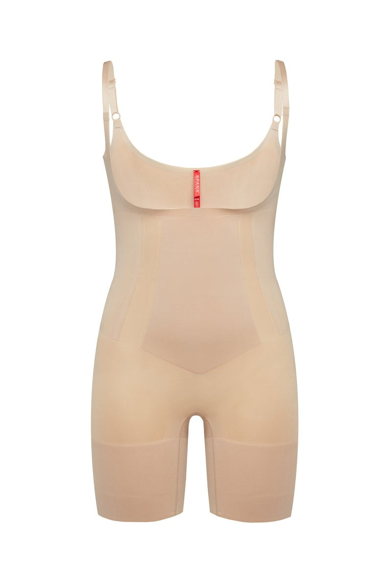 OnCore Open-Bust Mid-Thigh Bodysuit | Spanx