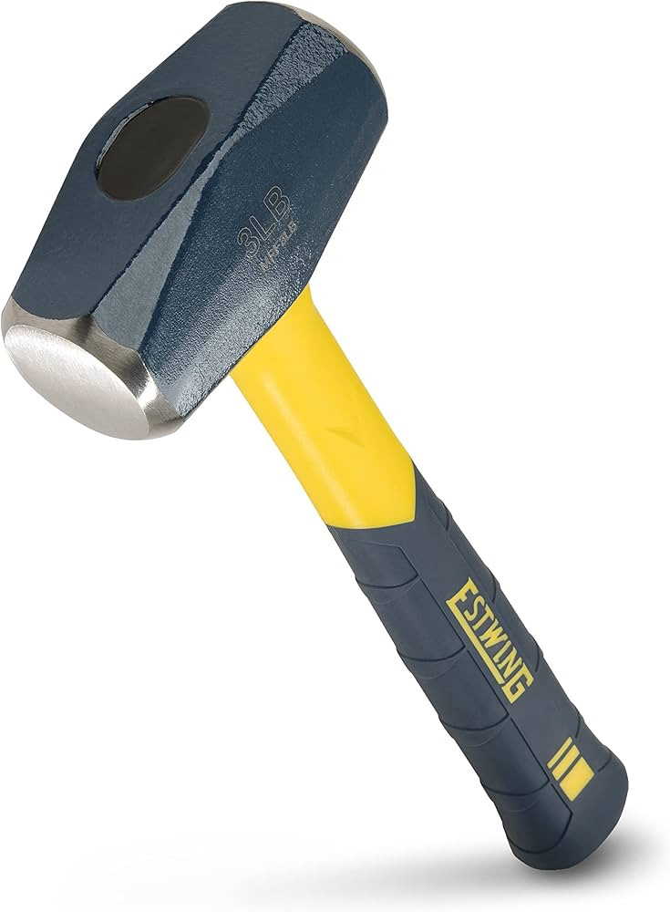 ESTWING Sure Strike Drilling/Crack Hammer - 3-Pound Sledge with Fiberglass Handle & No-Slip Cushi... | Amazon (US)