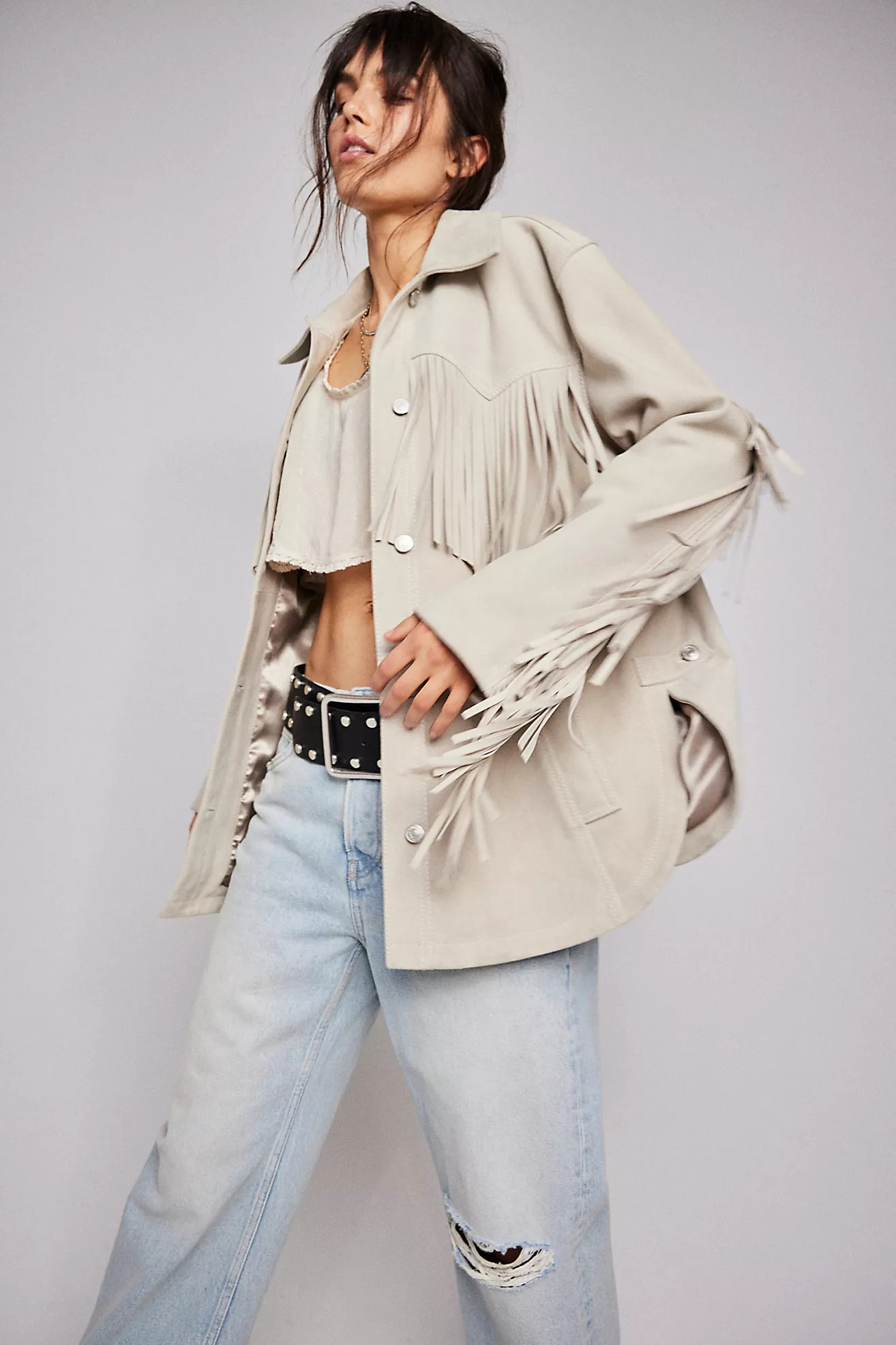 We The Free Fringe Out Suede Jacket | Free People (Global - UK&FR Excluded)
