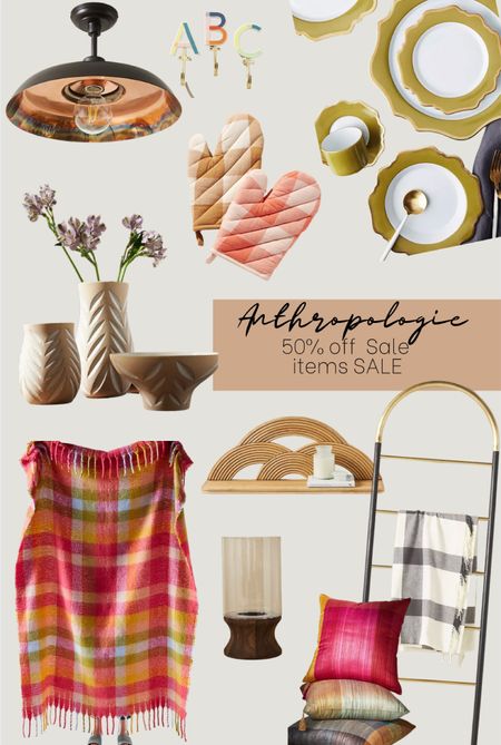 What’s better than Anthropologie? How about Anthropologie ON SALE. Sale on SALE. The cutest items at half of HALF of the cost! Anthropologie, home decor, home design, anthro home, vases, blanket ladder, throw blanket, shelving , open shelving, open shelf, baking, dishes , floral 

#LTKunder100 #LTKhome #LTKSeasonal
