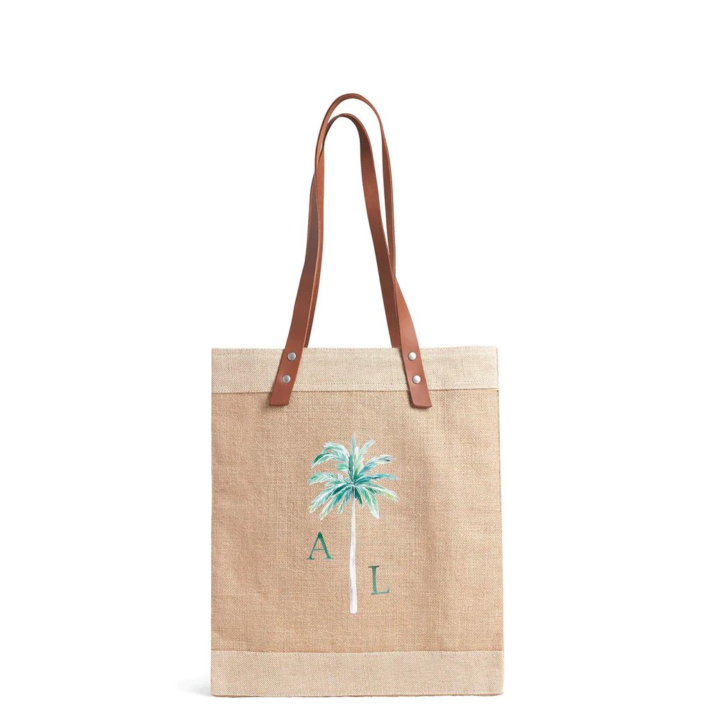 Market Tote in Natural Palm Tree by Amy Logsdon | Apolis